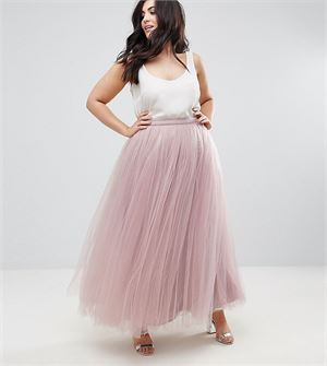 Maxi Tulle Prom Skirt