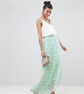 ASOS DESIGN Tall lace maxi prom skirt