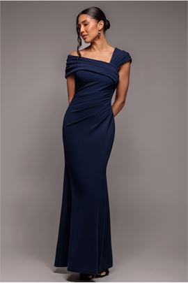One Shoulder Evening Maxi Dress