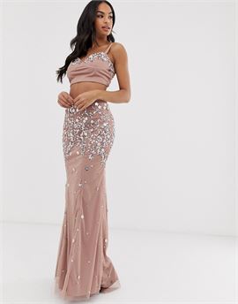 embellished prom maxi skirt co