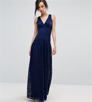 Allover Lace Full Prom Maxi Dress