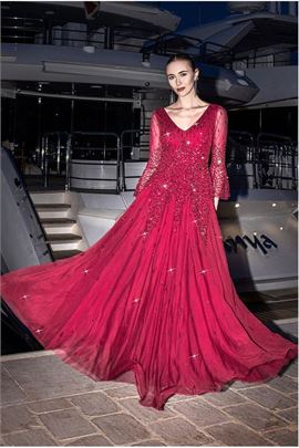 Sunray Hand Embellished Sequin A