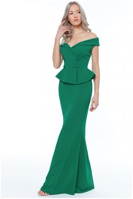 Bardot Crossover Maxi Dress