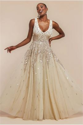 Sunray Hand Embellished Sequin A