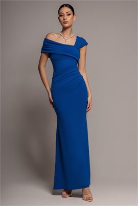 One Shoulder Evening Maxi Dress